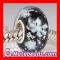 Environmentally friendly snowflake glass bead charms