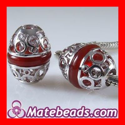 Sterling Silver carnelian beads