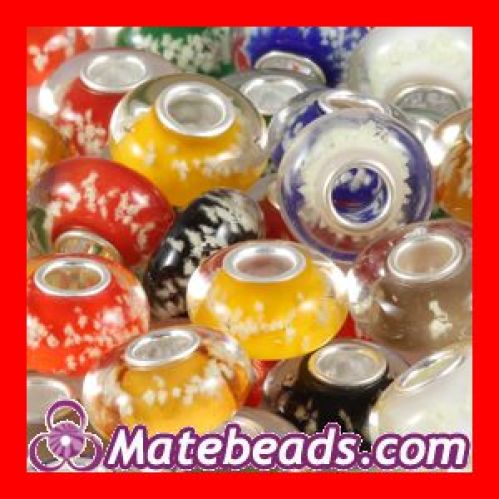 50pc Lot Lampwork Murano Glass European Mix Beads
