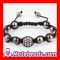 Wholesale shamballa bracelet replica with Black Crystal Ball Beads