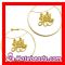 Juicy Couture Golden great circle Earrings