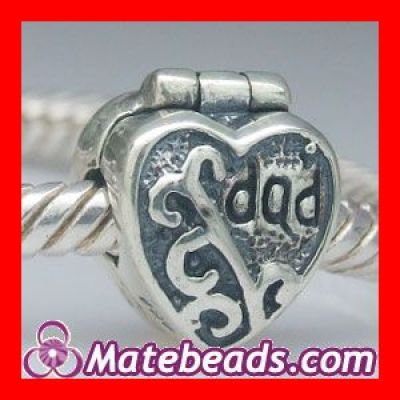 Sterling silver Pandora Father's beads