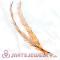 Wholesale Thin Orange Dyed Bird Feather Hair Extension
