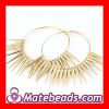 Wholeseale Gold Basketball Wives Earrings Spikes