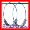 HOT Basketball Wives Inspired Bling Beads Hoop Earrings