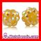 Wholesale Yellow Rhinestone Resin Pave Beads 8mm