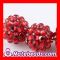 Fashion Red Rhinestone Ball Resin Pave Loose Beads 12mm