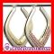 Gold Basketball Wives Crystal Bamboo Earrings Square