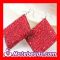 Red Crystal Diamond Bamboo Hoop Earrings Wholesale