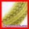 Long Grizzly Feather Hair Extensions Yellow