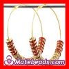 Crystal Rondelle Spacer Beads Basketball Wives Inspired Earrings