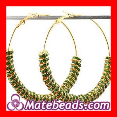Fashion Basketball Wives Earrings With Rondelle Spacer Beads