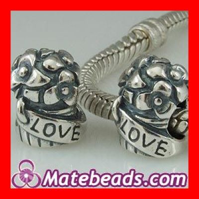 Carnation Flower Pandora Love Charms for Mothers Day