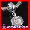 Wholesale Pandora Luck Number 6 Charms with CZ Stone