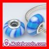 Wholesale Pandora Style Polymer Clay Stripped Beads