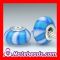 Wholesale Pandora Style Polymer Clay Stripped Beads