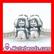 925 Sterling Silver Pandora Sister Charms Beads