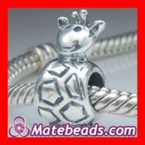 Cheap 925 Silver Giraffe Animal Pandora Beads