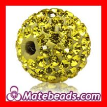 Micro Pave Czech Crystal Shamballa Beads