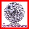 Wholesale Pave Violet Rhinestone Ball Beads