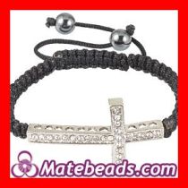 Wholesale Fashion Shamballa Cross Bracelet