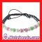 Fashion AKA Pink And Green Czech Crystal Jewelry Necklace