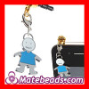 Cell Phone Headphone Anti Dust Plug Stopper With Boy Charm