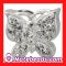 Discount Pandora Style Crystal Jewellery Butterfly Beads Wholesale
