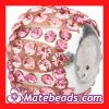Pandora Style Sterling Silver Crystal Beads Wholesale Cheap