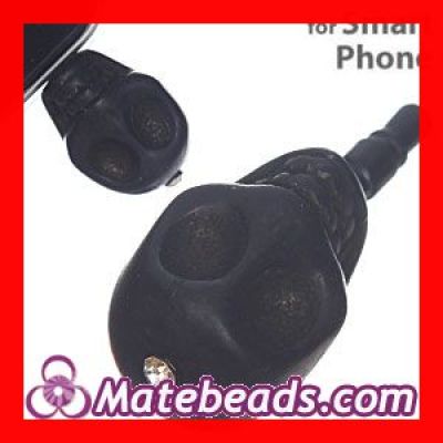Wholesale Black Skul  Iphone Headphone Jack Plug Accessory