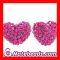 Cheap Fashion Jewellery Earrings Components Findings,Crystal Heart Beads For Earrings