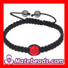 Shamballa Micro Macrame Bracelets Jewelry Handmade With Crystal Ball Beads