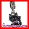 European Zinc Alloy Black Cat Charms For Pandora Bracelets Wholesale