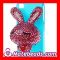 Crystal Love Rabbit Charm 3D Phone Cases For Iphone 4s