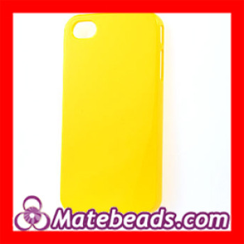 2012 Cheap Yellow Plain Iphone 4 Cases And Covers Wholesale
