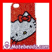 Superior Handmade Cute Bling Bling Hello Kitty Iphone 4 Case Wholesale Cheap