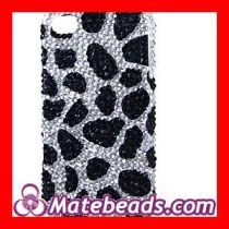 Cool Crystal Leopard Grain Iphone 4 Hard Bling Case Covers Wholesale