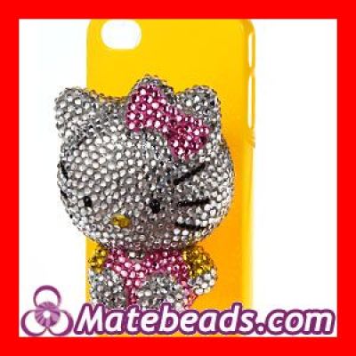 Fashion Diy 3D Bling Bling Hello kitty Iphone Case 2012