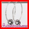 Wholesale Fashion 925 Silver Hoop Earrings 45 mm Cheap