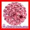 Handmade Pink 12 mm Pave Crystal Beads Wholesale Cheap