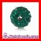 Wholesale Green Micro Swarovski Pave Crystal Beads In Bulk