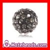 Hot Fashion Grey Pave Rhinestone Crystal Ball Beads Wholesale Cheap
