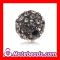 Hot Fashion Grey Pave Rhinestone Crystal Ball Beads Wholesale Cheap