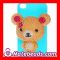 Cute 3D Iphone Case 4s,3D Bling Absorbable Teddy Bear For Phone Cases