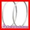 DIY Fashion Pandora Sterling Silver Beaded hoop Earrings Large Wholesale