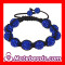 2012 Designer Blue Crystal Macrame Shamballa Bracelets Wholesale