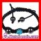 Handmade Bracelets,Cheap Shamballa Style Braided Bracelet With Pave Crystal Beads