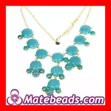 Wholesale Fine Turquoise Resin Bubble Necklace Knockoff Cheap