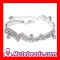 Designer Cheap Jewellery Crystal Bracelet Chain  For Women Wholesale