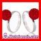 Cheap Red  Sterling Silver Shamballa Rings Wholesale For Her